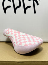 CULT X VANSシート SLIP-ON CHECKERBOARD / ピンク&ホワイト-ガムベース