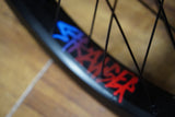 STRANGER フロント＆リヤホイールセットRHD（右ドライブ） 【CRUX V2/XL リム フロントホイール 3/8" / ブラック】＆【CRUX RR V2/XL ホイール  / ブラック【RHD】 】