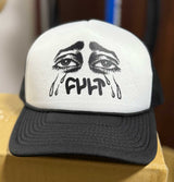 CULT SO SAD TRUCKERキャップ / ホワイト＆ブラック ¥4,950