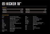 KINK 2027年 KICKER 18インチ / Glacier White（グレイシャーホワイト）